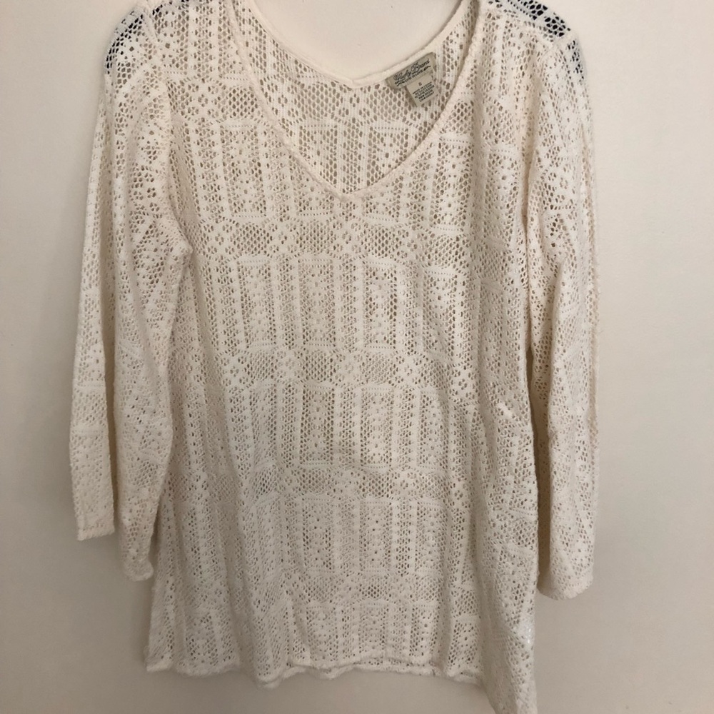 Beautiful Crochet Tunic - Lucky Brand 🍀